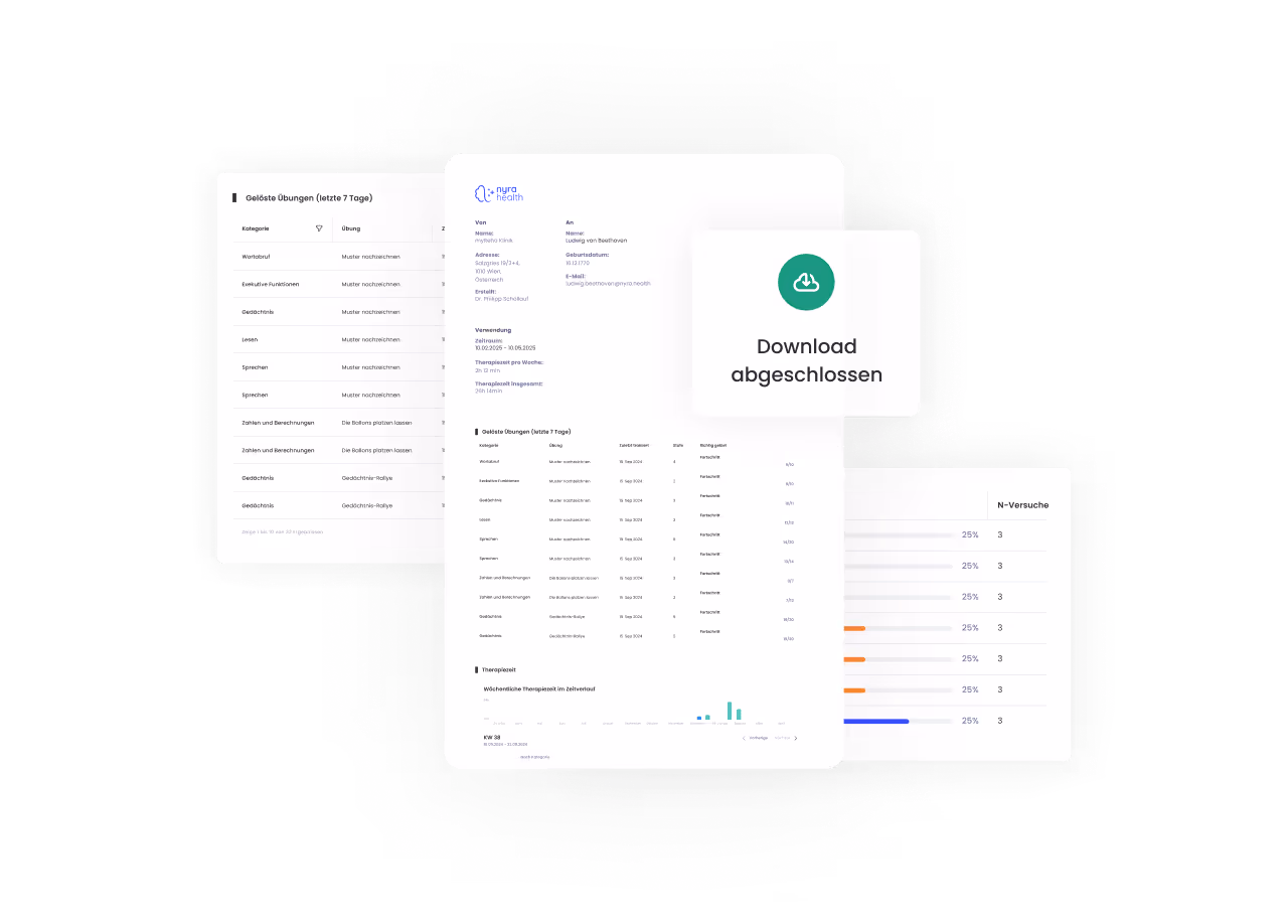 Dokumentation in nyra insights